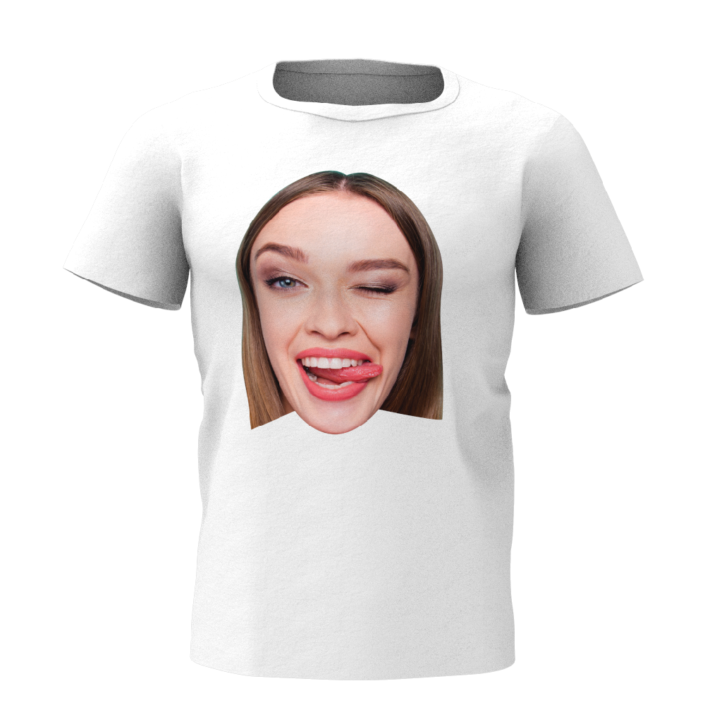 Custom Face Funny T-shirt - facesockseur