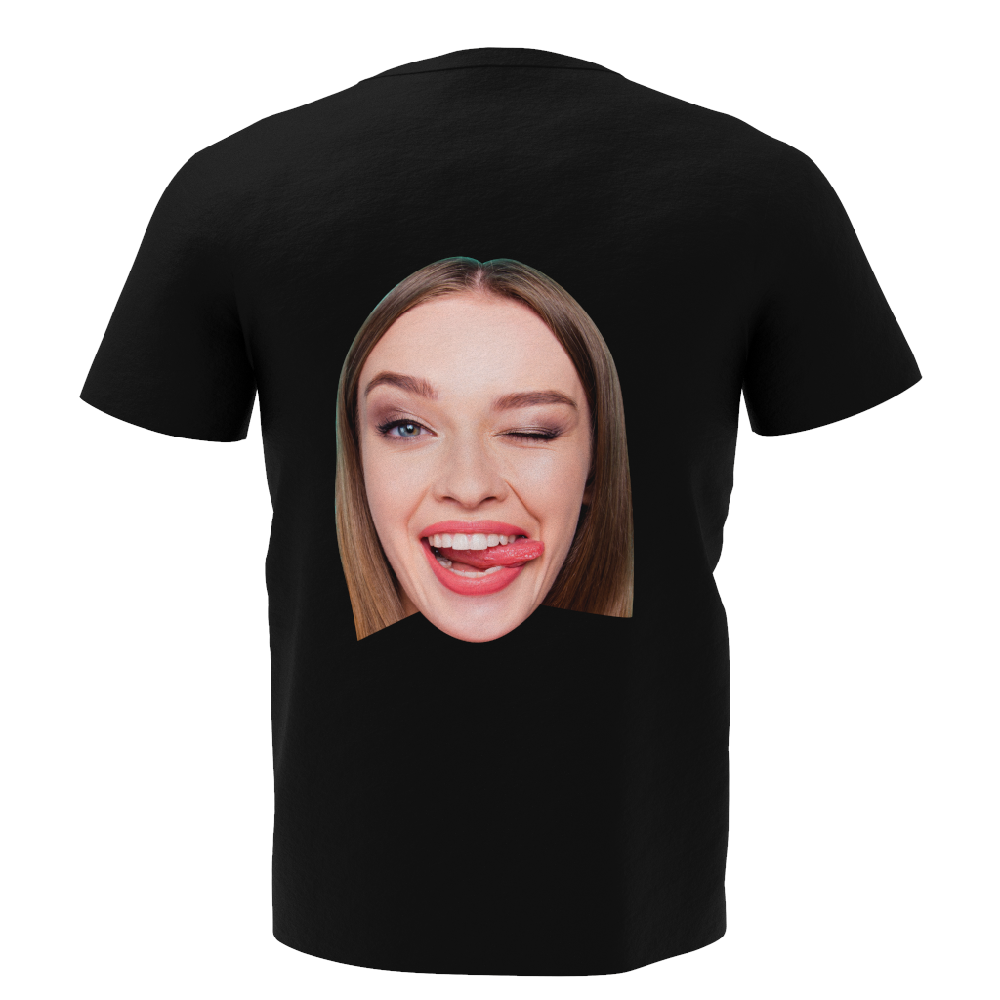 Custom Face Funny T-shirt - facesockseur