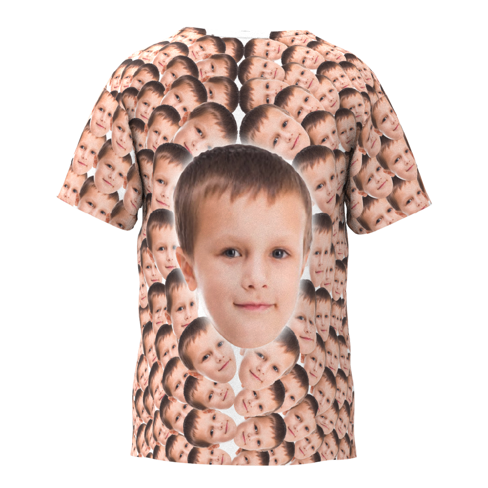 Custom Faces Mash Kid Funny T-shirt - facesockseur