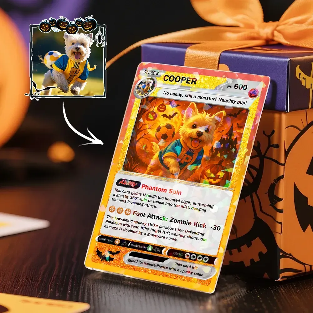 Custom Anime Trading Game Card Personalized Collectible Card with Your Photo & Name| Unique Gift for Fans & Couples - myfacesockseu