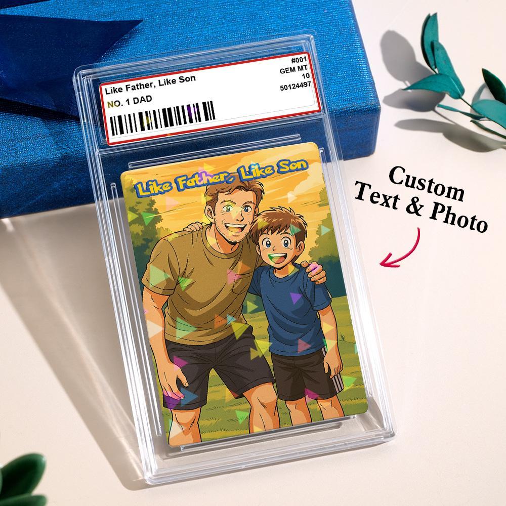 Custom Adventure Style Card Custom Card Present for family Turn Your Photo into a Unique Collectible - myfacesockseu