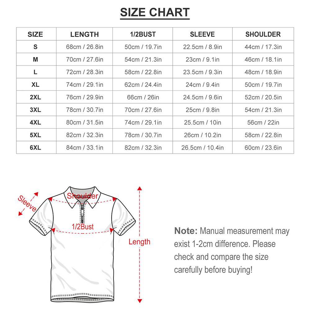 Custom Face Men's Polo Shirt with Zipper Funny Polo Shirt for Boyfriend or Husband - MyFaceSocksEU