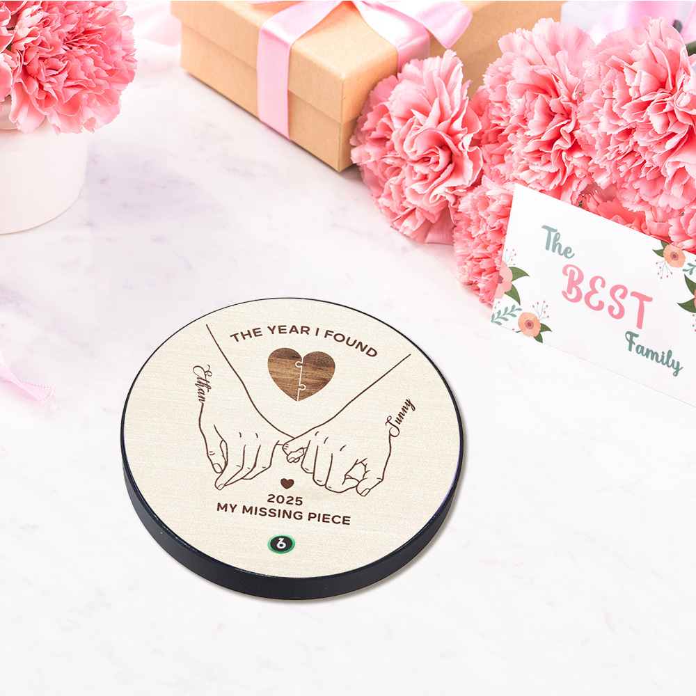 The Year I Found My Missing Piece Custom Photo Music Fridge Magnet Personalized Fridge Magnet Anniversary Gifts Gifts for Couples