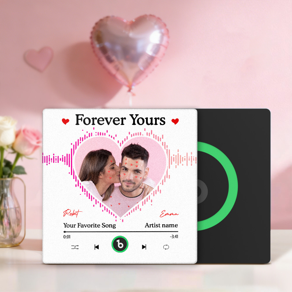 Custom Forever Your Fridge Magnet Music Can Be Played Without Cell Phone Music Personalized Name and Photo Bluetooth Fridge Magnet