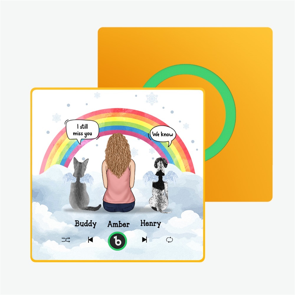 Custom Album Fram Music Fridge Magnet Photo Personalized Phone Music Fridge Magnet Pro Custom Character and Name Fridge Magnet I Still Miss You - MyFaceSocks