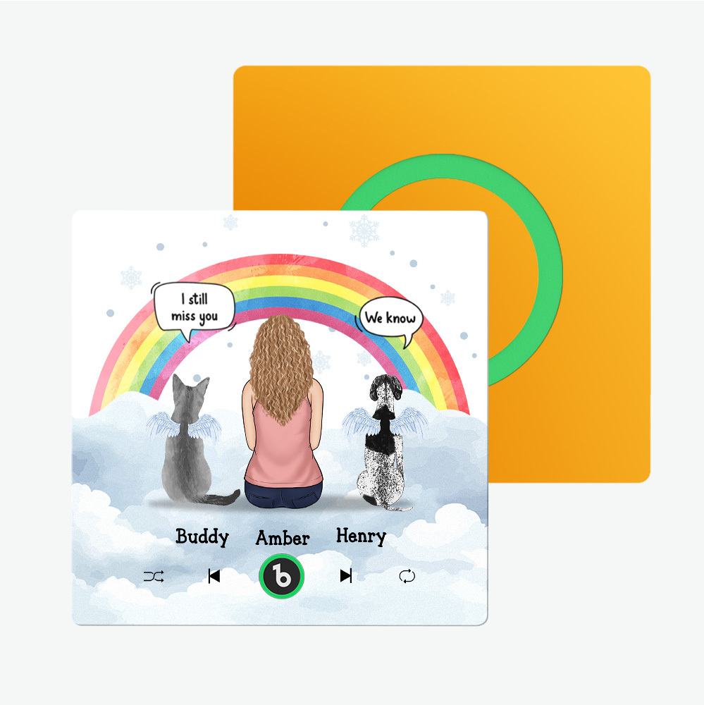 Custom Album Framless Music Fridge Magnet Photo Personalized Phone Music Fridge Magnet Pro Custom Character and Name Fridge Magnet I Still Miss You - MyFaceSocks
