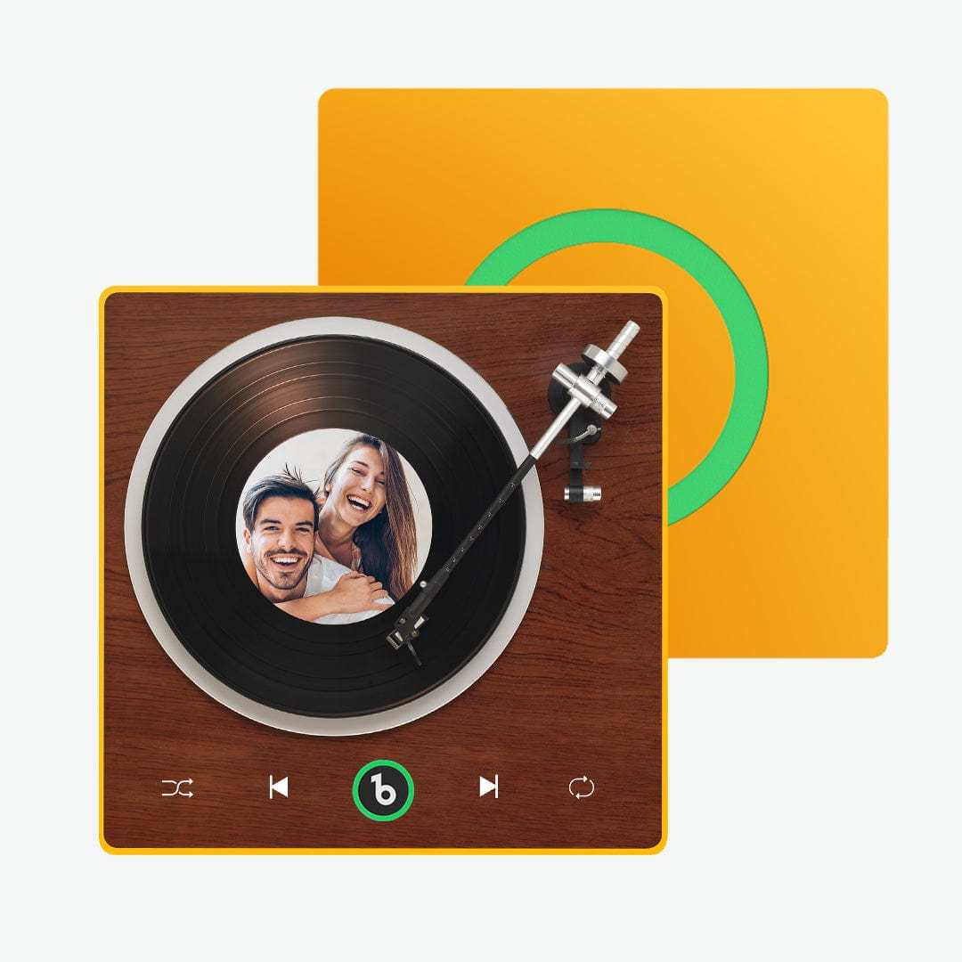 New 4.0 Upgrade Custom Music Fridge Magnet Vinyl Player Style Fridge Magnet Gift for Lover - Giftlab