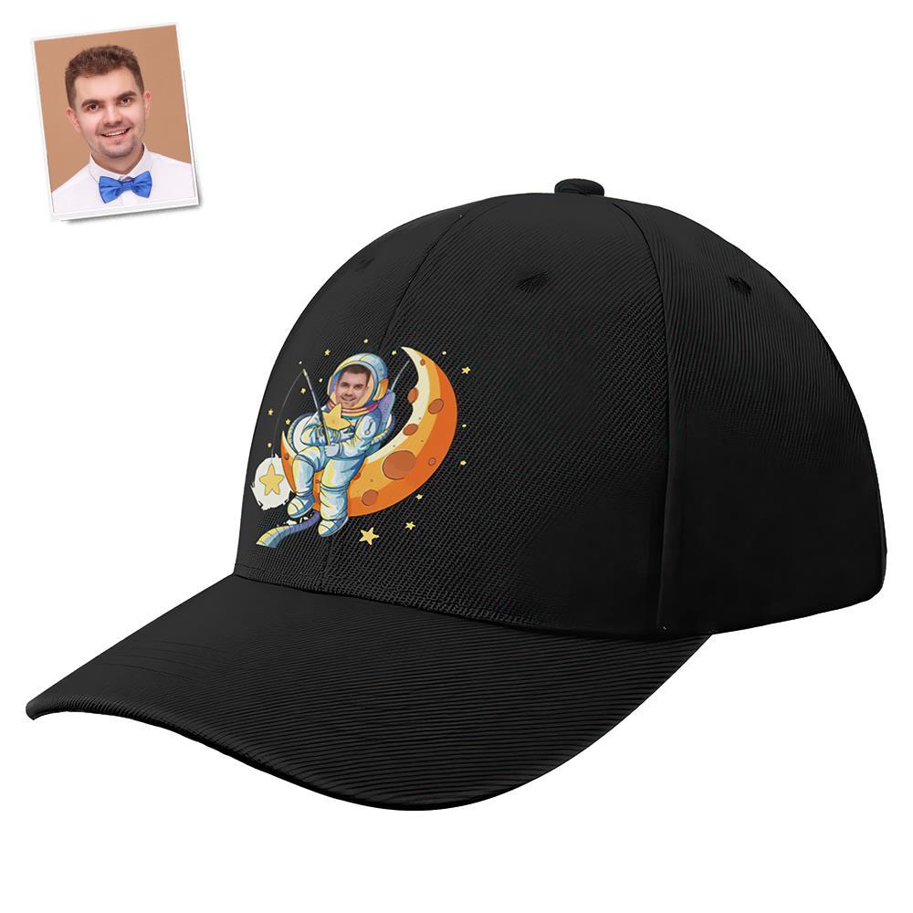 Custom Cap Personalised Face Baseball Caps Adults Unisex Astronaut Printed Fashion Caps Gift - MyFaceSocksEU