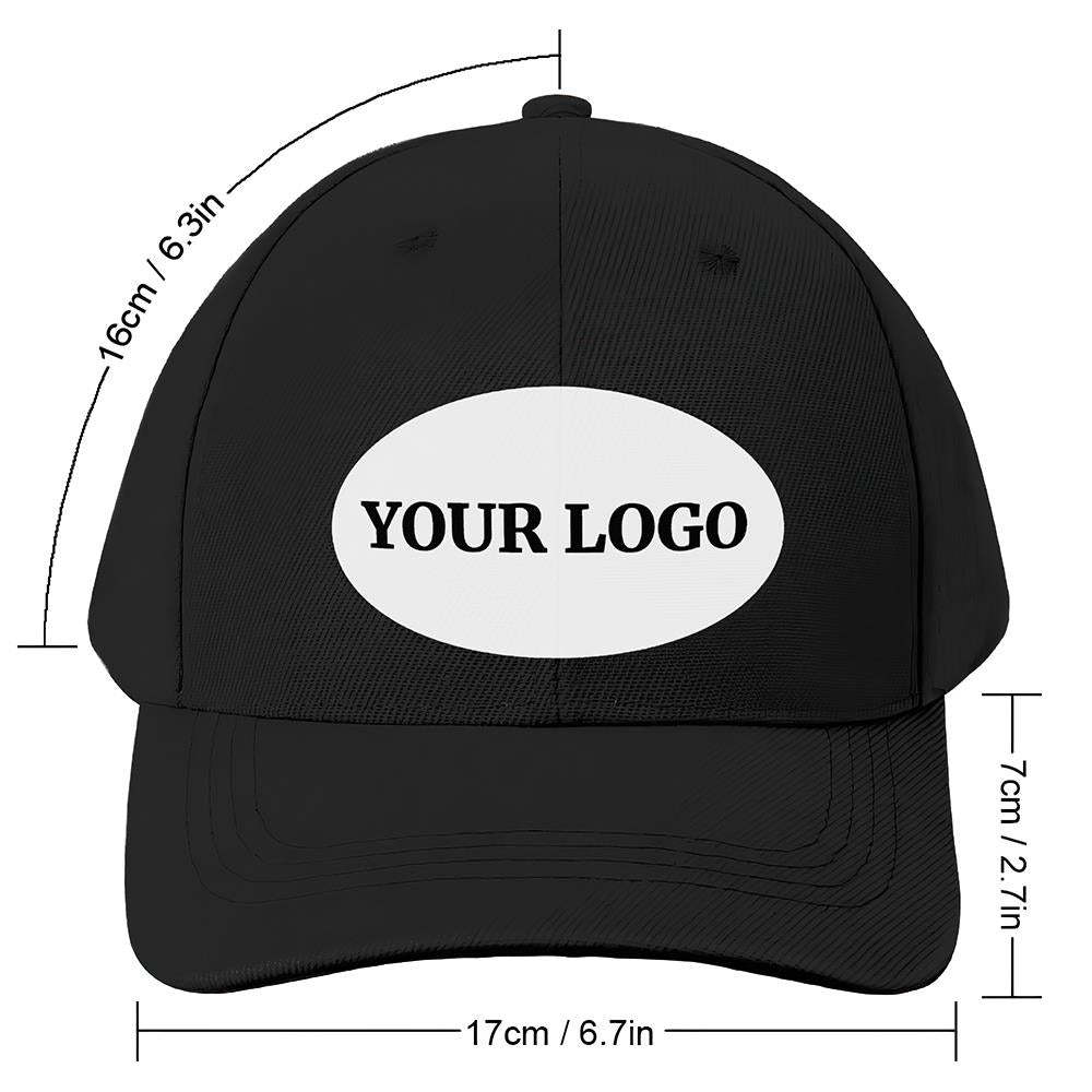 Custom Logo Cap Personalised Photo Baseball Caps Adults Unisex Printed Fashion Caps Gift - MyFaceSocksEU