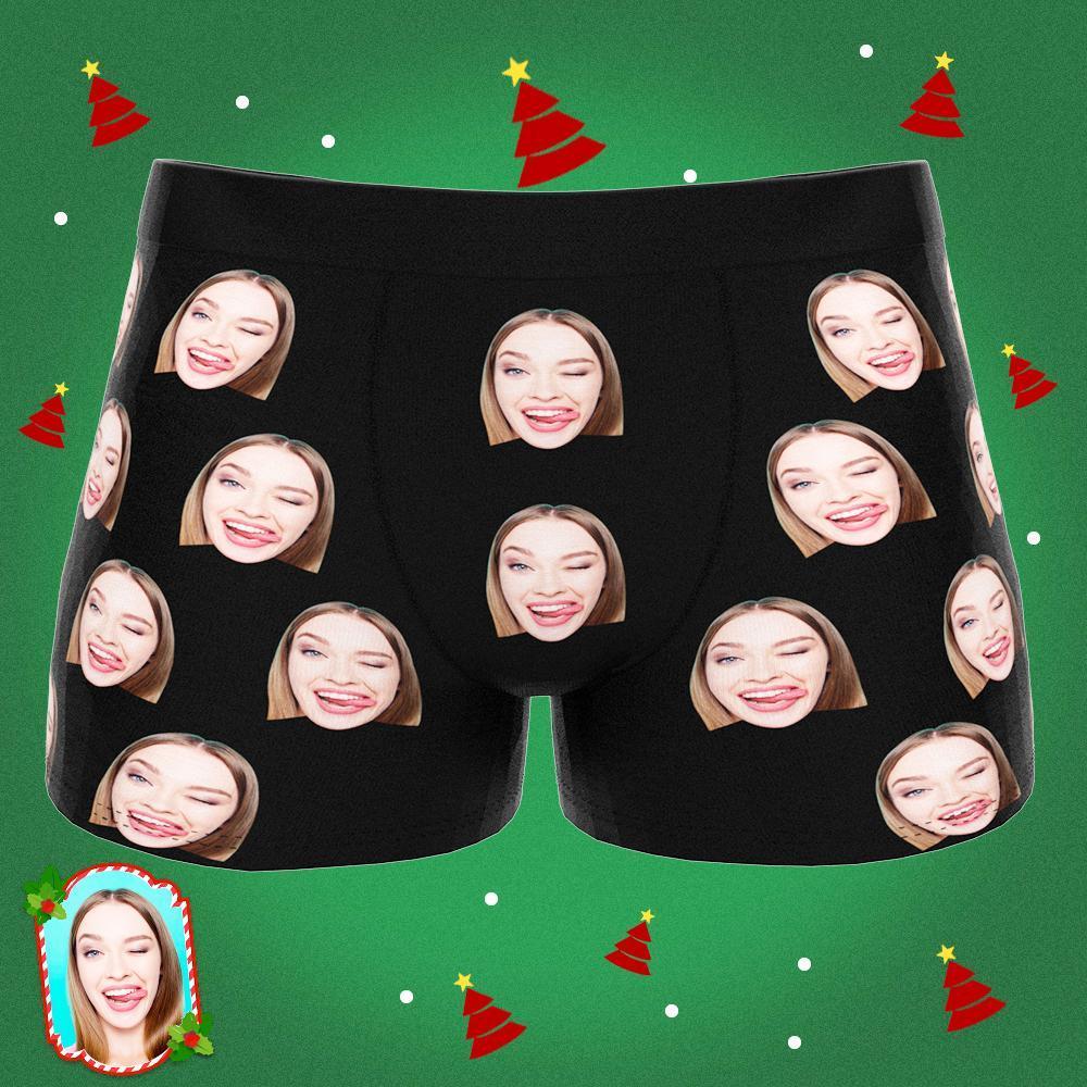 Men's Custom Colorful Face Boxer Shorts 3D Online Preview Personalized LGBT Gifts - MyFaceSocksEU