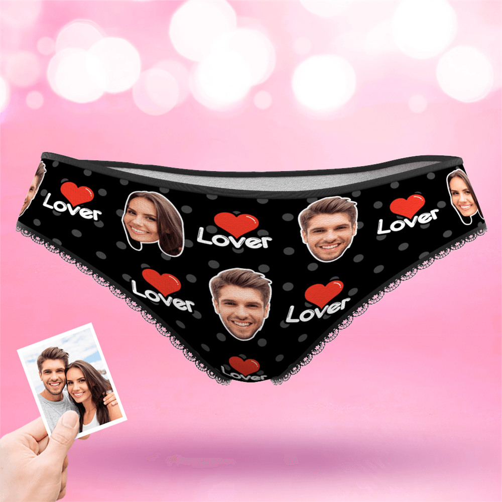 Custom Face Colorful Womens Panties-Lover Personalized LGBT Gifts - MyFaceSocksEU