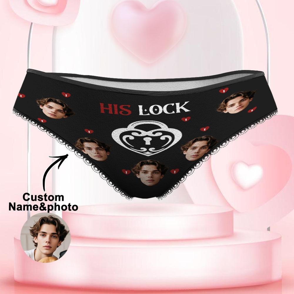 Custom Face Underwear Personalized Funny Panties Valentine's Day Gifts For Women - myfacesockseu