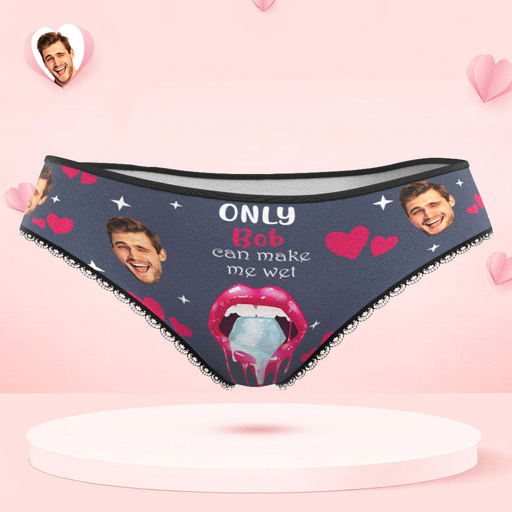 Custom Face Underwear Personalized Funny Couple Boxer Briefs and Panties Valentine's Day Gifts - MyFaceSocksEU