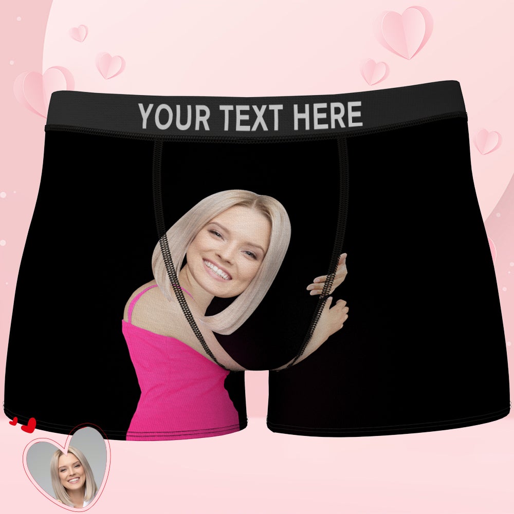 Custom Face On Body Boxers 3D Online Preview Custom Men's Funny Boxer Shorts