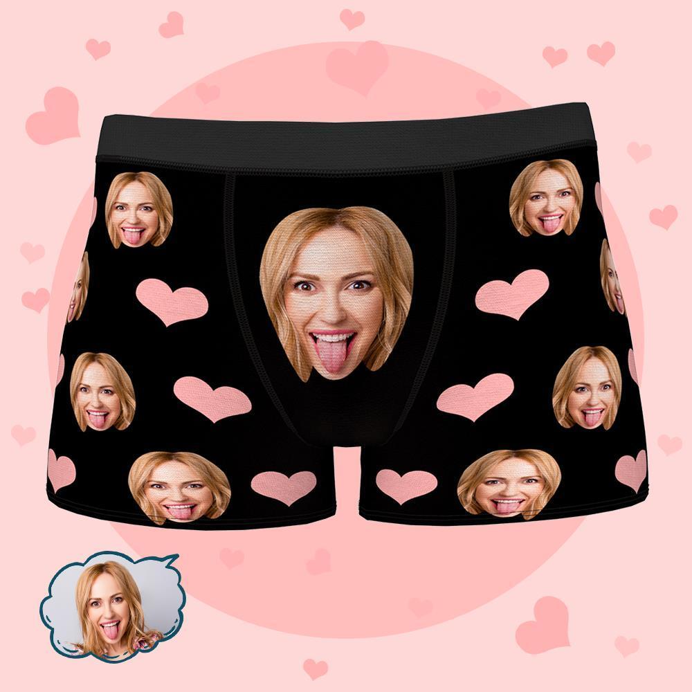 Custom Face Boxer Briefs 3D Online Preview Personalized LGBT Gifts - MyFaceSocksEU