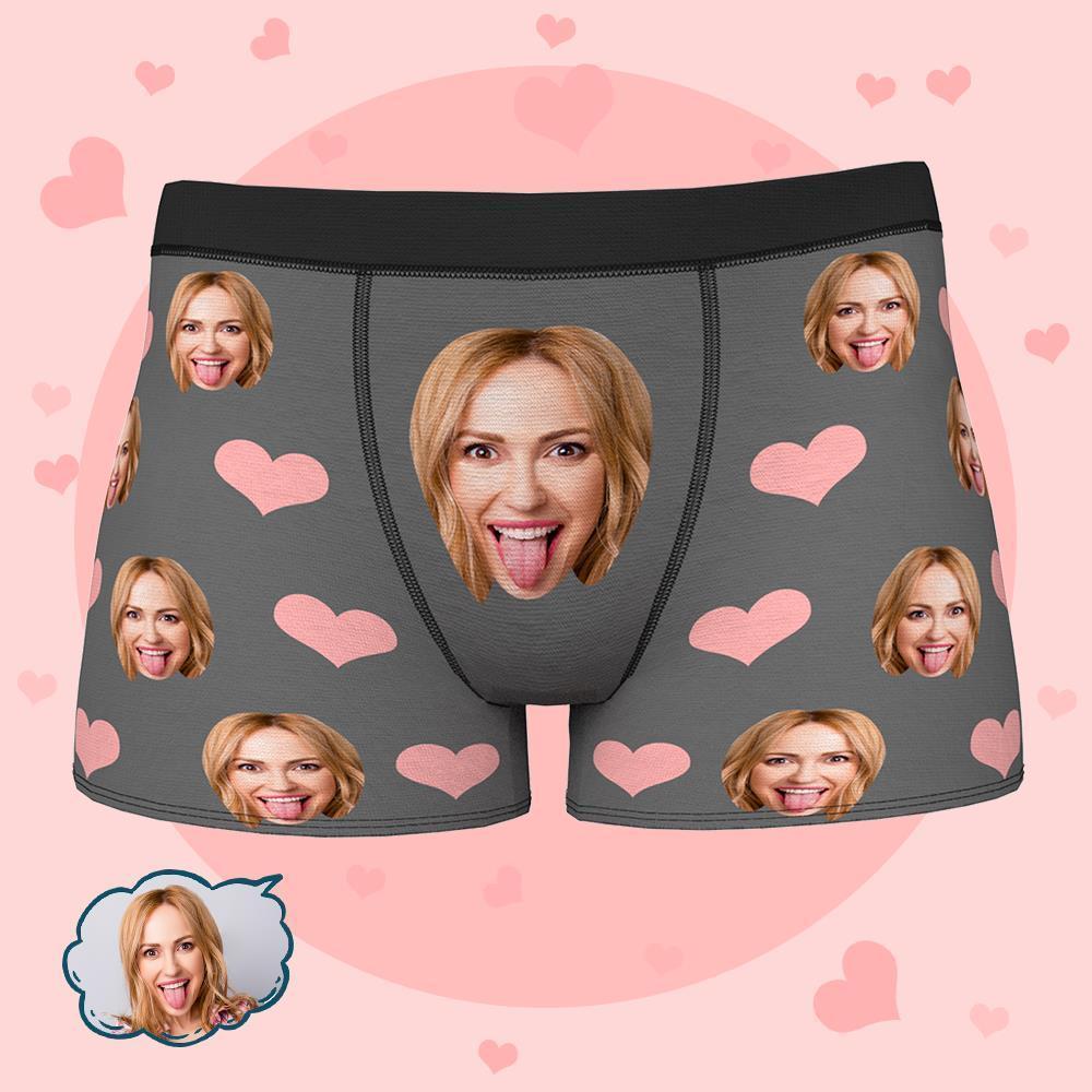 Custom Face Boxer Briefs 3D Online Preview Personalized LGBT Gifts - MyFaceSocksEU