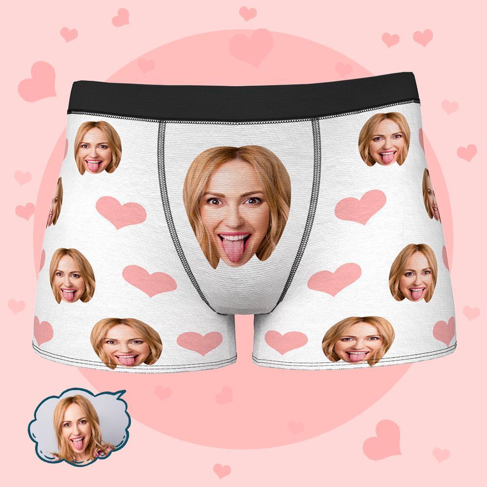 Custom Face Boxer Briefs 3D Online Preview Personalized LGBT Gifts - MyFaceSocksEU