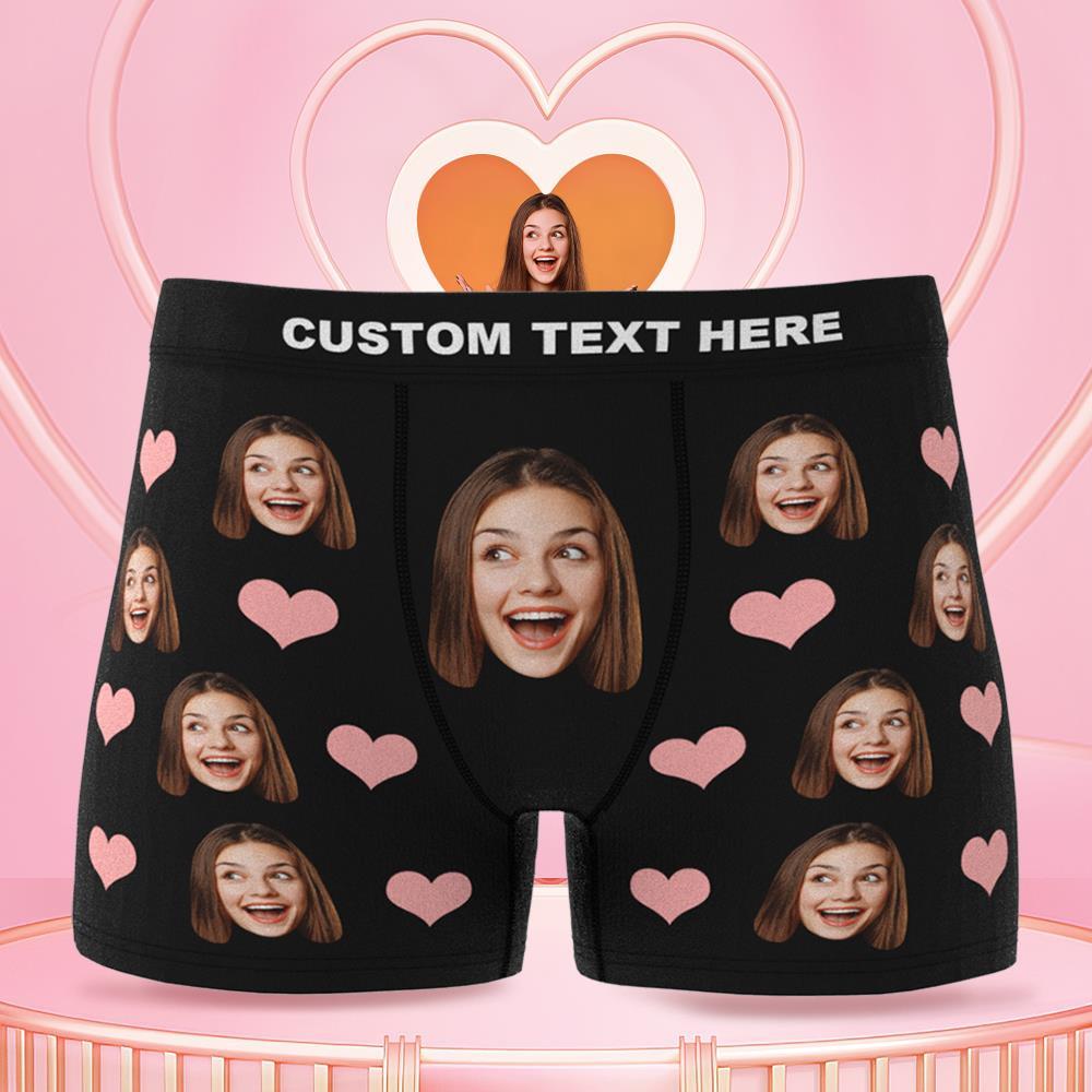 Custom Face Boxer Briefs 3D Online Preview Personalized LGBT Gifts - MyFaceSocksEU