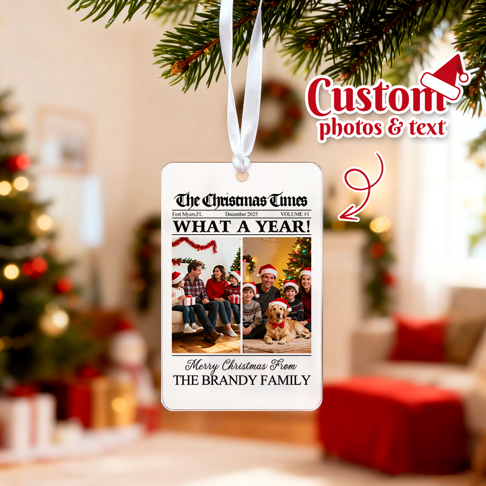 Photo Car Ornament Christmas Gifts Car Ornament Personalized Gifts for Him Custom Couple Ornament - myfacesockseu