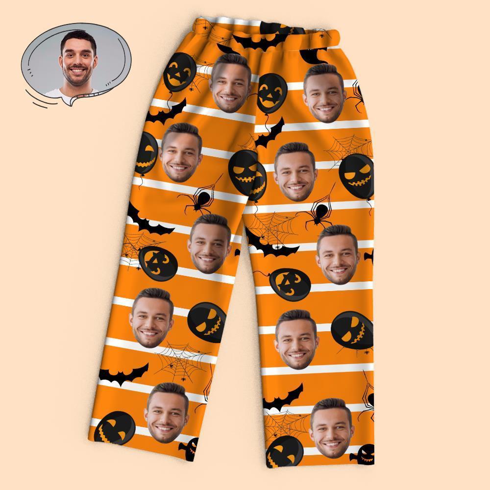 Custom Face Spider Bat Halloween Pajamas - MyFaceSocksEU