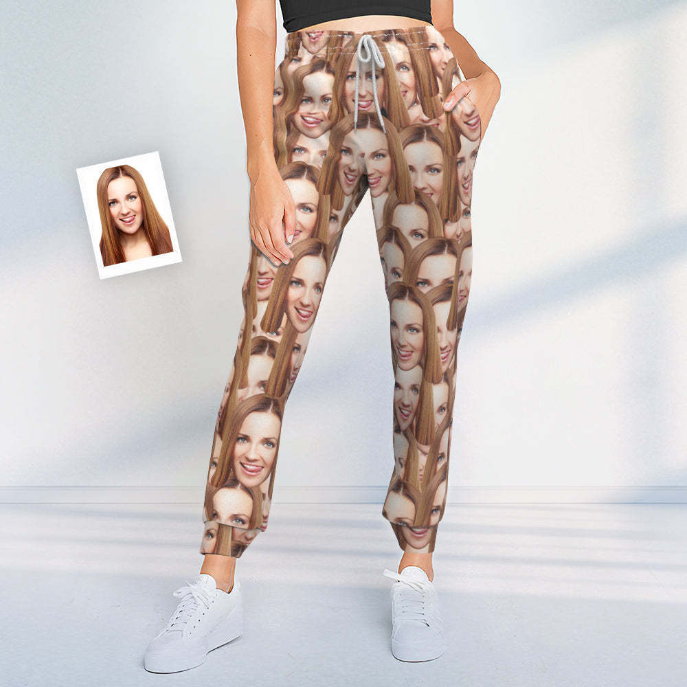 Custom Sweatpants Unisex Joggers with Muti-Face - MyFaceSocksEU