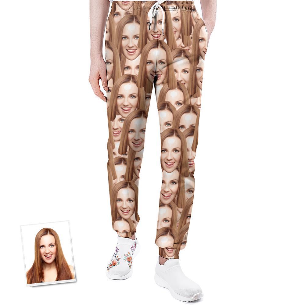 Custom Sweatpants Unisex Joggers with Muti-Face - MyFaceSocksEU