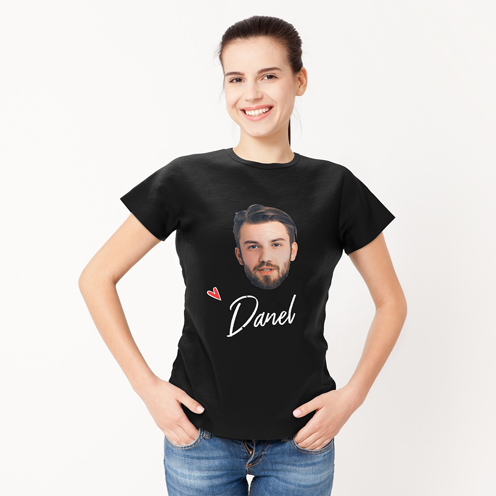 Custom Photo Woman T-shirt - facesockseur