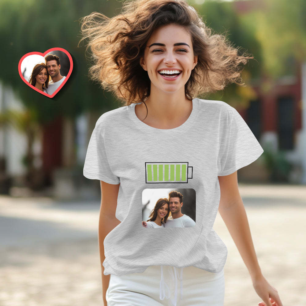 Custom Couple Matching T-shirts HELP ME Personalized Matching Couple Shirts Valentine's Day Gift - MyFaceSocksEU