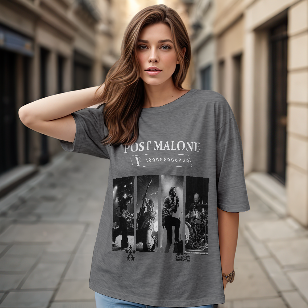 Custom Photo Vintage Tee Personalized Name T-shirt for Men Unique 90s Vintage Shirt Old School Tee - myfacesockseu