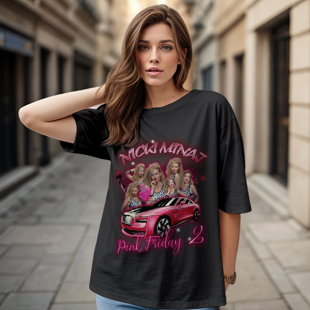 Custom Photo Vintage Tee Personalized Name T-shirt for Men Unique 90s Vintage Shirt Old School Tee - myfacesockseu