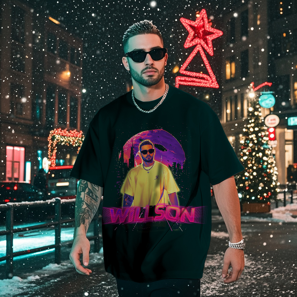 Personalized Photo Vintage Tee Retro Fashion T-shirts Custom Photo Christmas Gifts - myfacesockseu