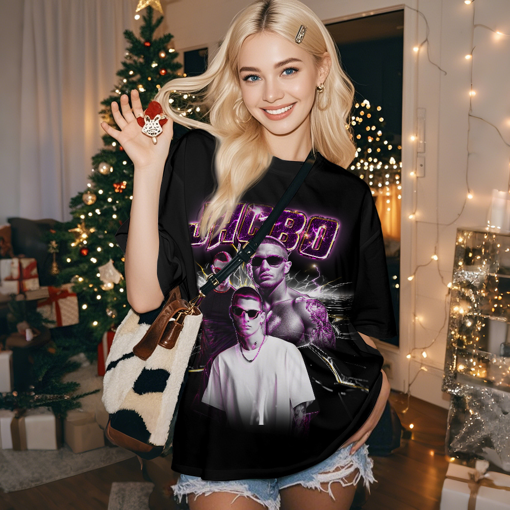 Personalized Photo Vintage Tee Retro Fashion T-shirts Custom Photo Christmas Gifts - myfacesockseu