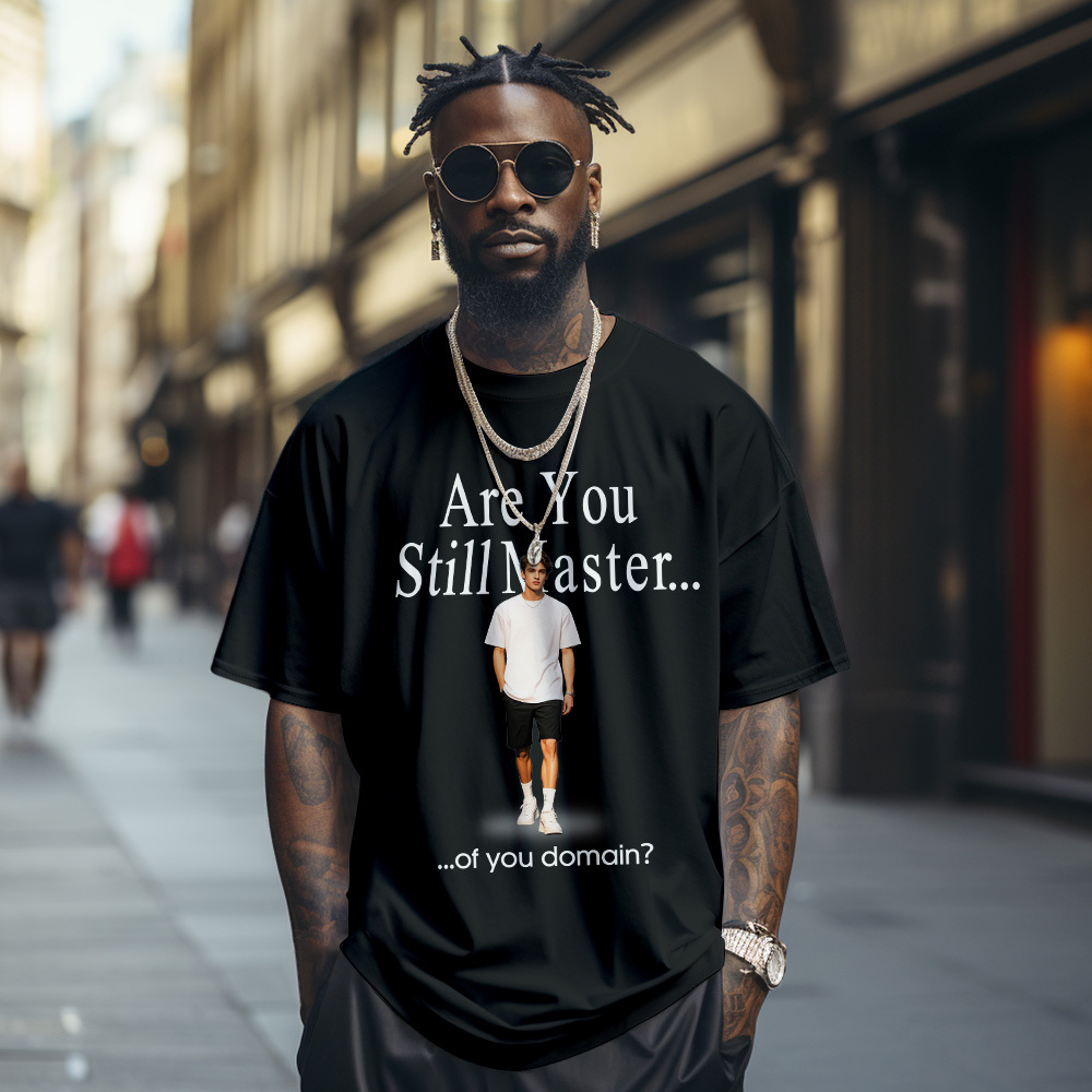 Personalized Photo Vintage T-shirts Old School T-shirt for Lover - myfacesockseu