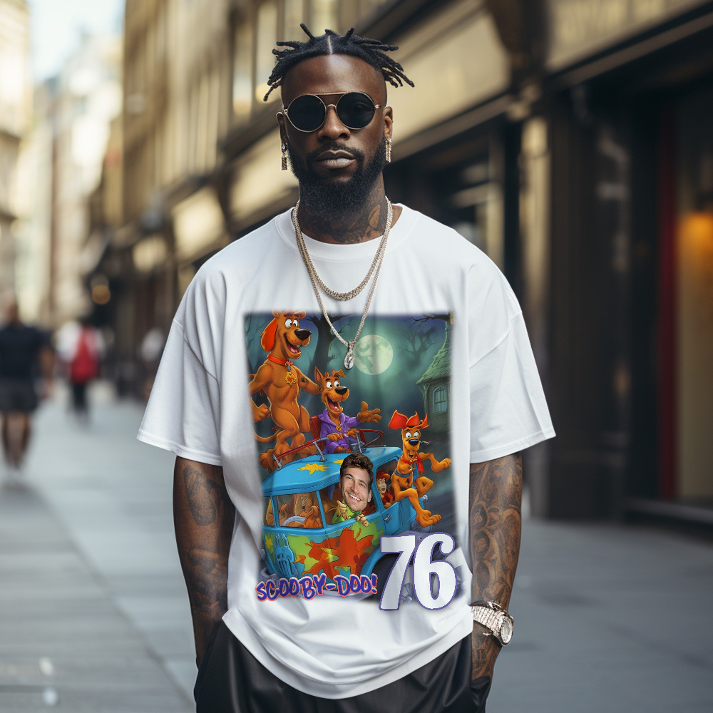 Custom Vintage Photo Tee Personalized Retro Fashion T-Shirts for Gift - myfacesockseu
