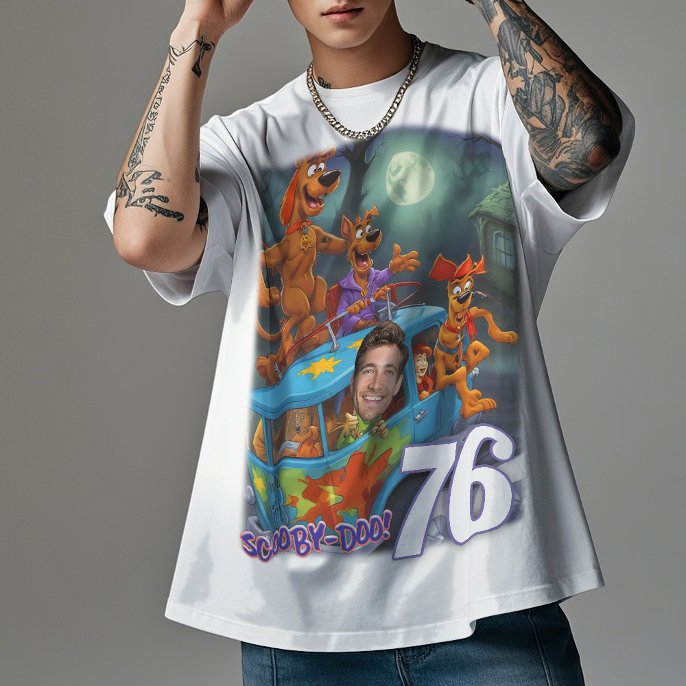 Custom Vintage Photo Tee Personalized Retro Fashion T-Shirts for Gift - myfacesockseu