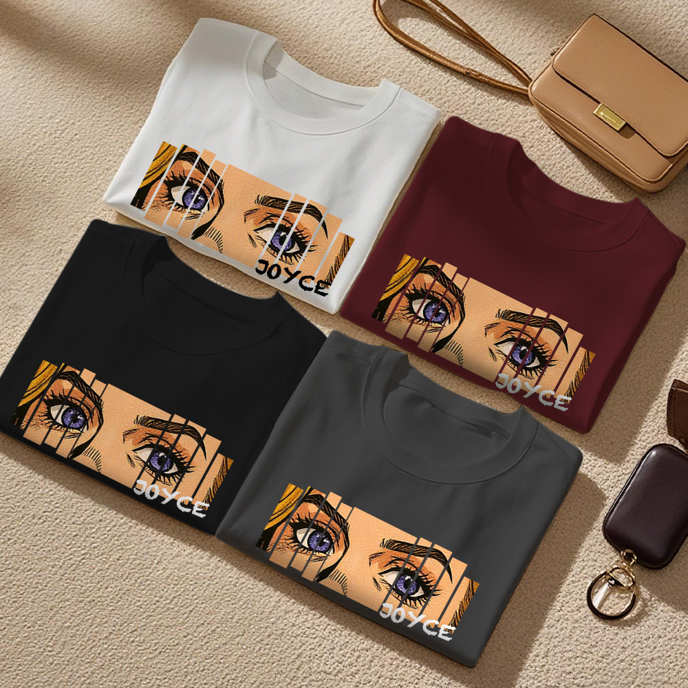 Custom Retro Comic Eyes Shirt, Personalized Name Graphic Tee, Aesthetic Unique Eye Art T-Shirt, Customizable Streetwear for Women Men - myfacesockseu