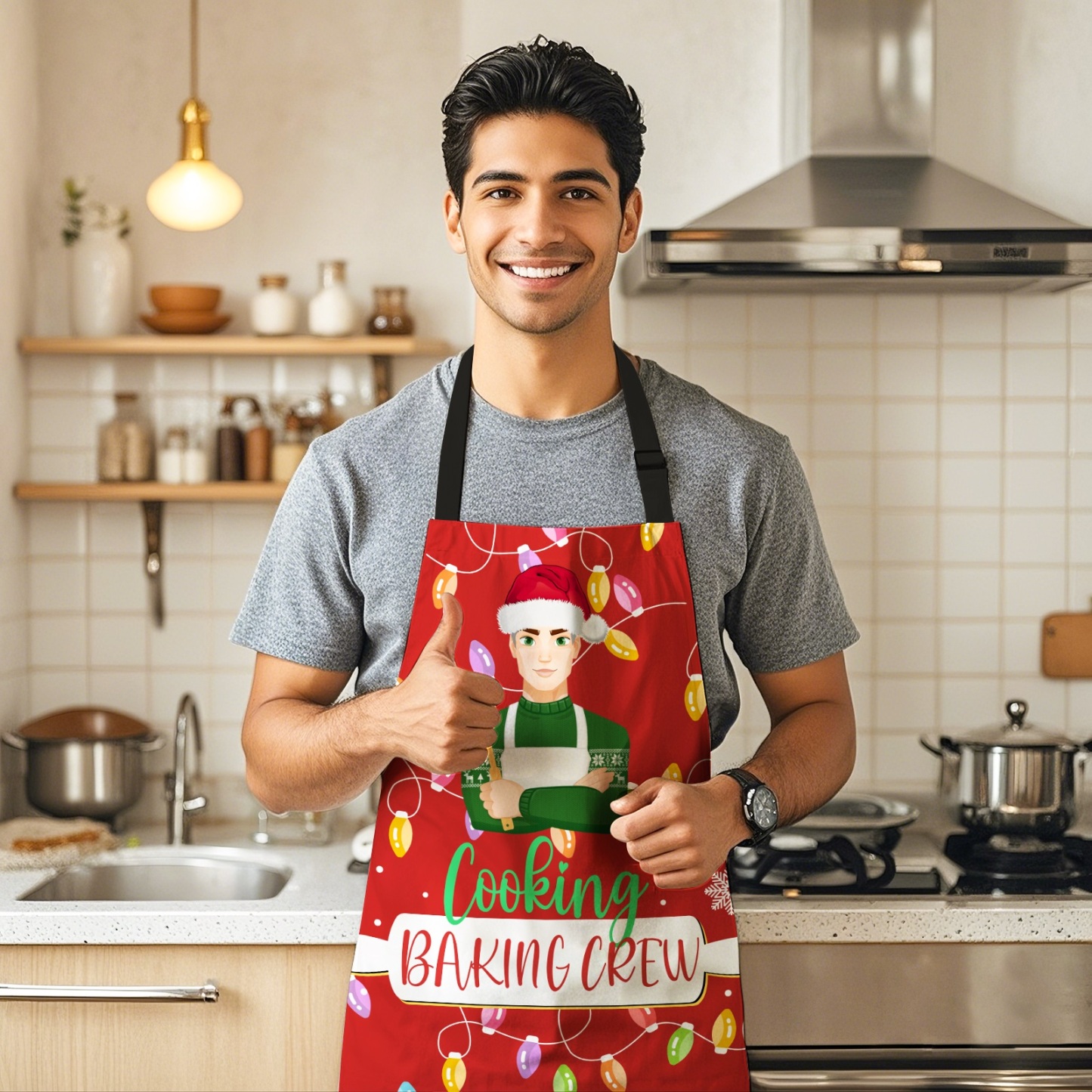 Custom Cooking Baking Crew Personalized Apro Personalised Name Chef Apron, Head Chef Cooking Gifts - myfacesockseu