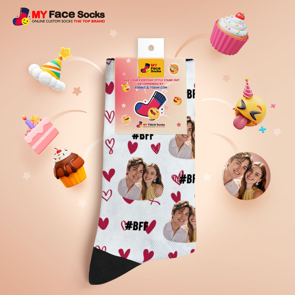 Personalized Dentist-Themed Gift with Your Photo Custom Face Socks for Dental Lovers, Anniversary - myfacesockseu