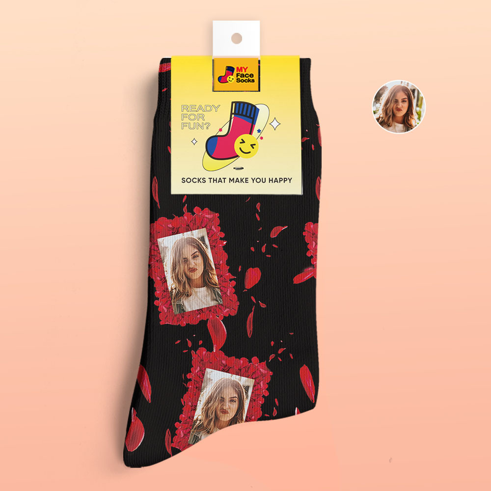 Custom 3D Digital Printed Socks All of Our Best Valentine's Day Face Socks - MyFaceSocksEU