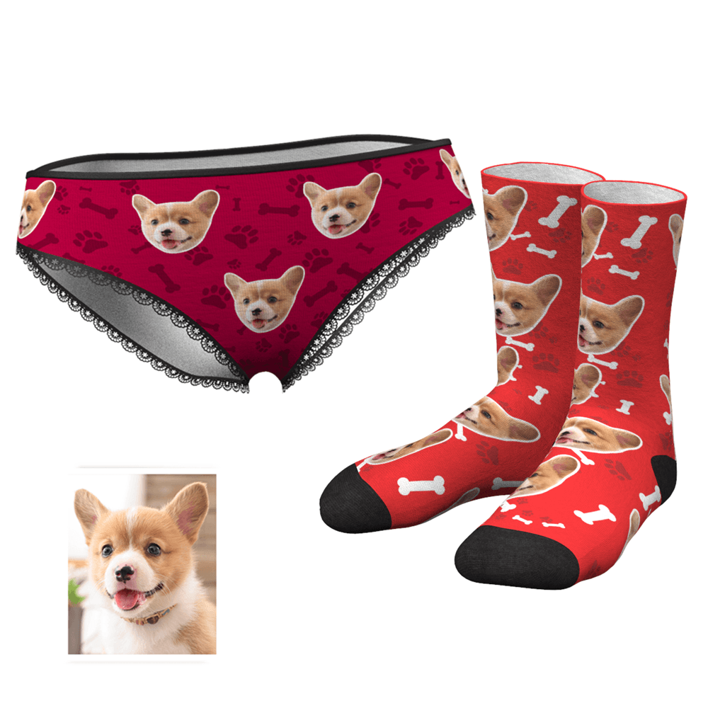 Custom Dog Face Panties - FaceSocksEU