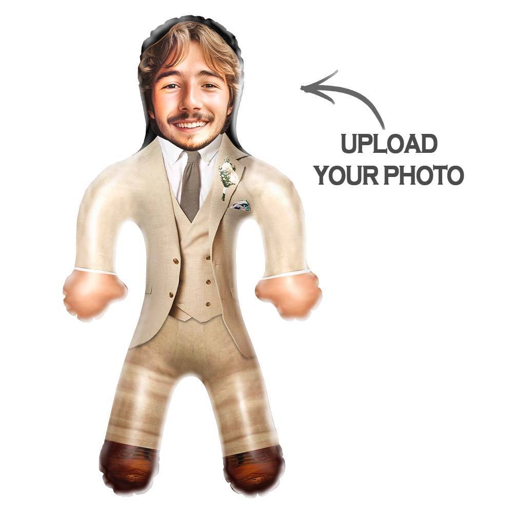 Personalized Groom Blow Up Dolls Inflatable Doll for Funny Wedding Gifts - myfacesockseu
