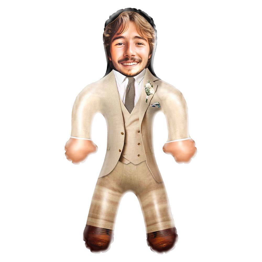 Personalized Groom Blow Up Dolls Inflatable Doll for Funny Wedding Gifts - myfacesockseu