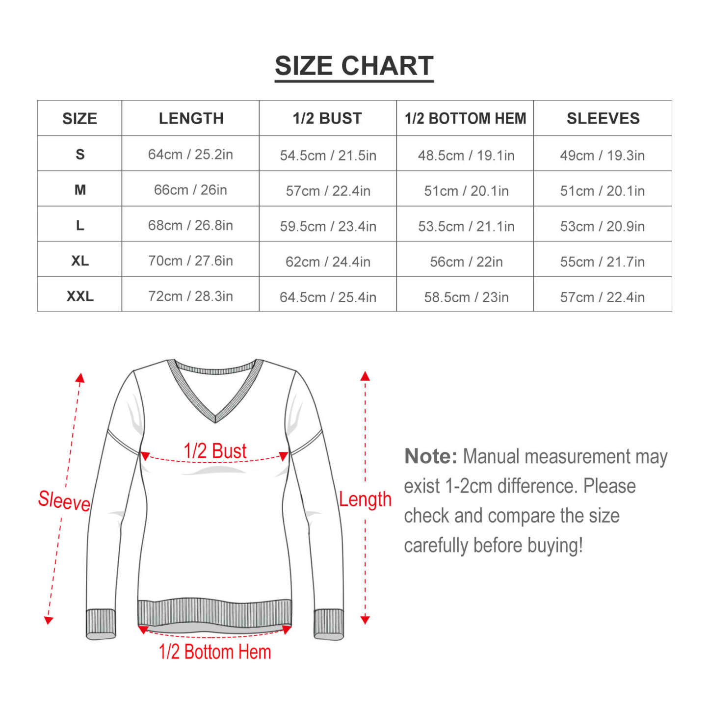 Custom Face Women V-Neck Sweater With Little Heart Couple Theme Spandex Comfortable - MyFaceSocksEU