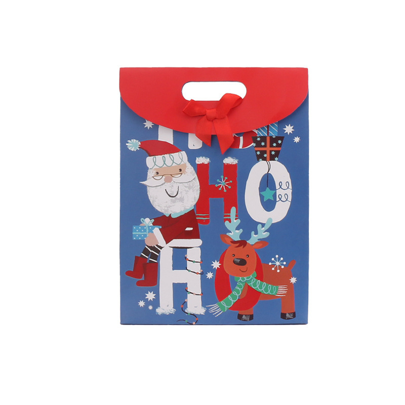 Christmas Gift Bags Festive Christmas Gift Tote Santa Claus 19x9x26CM - myfacesockseu