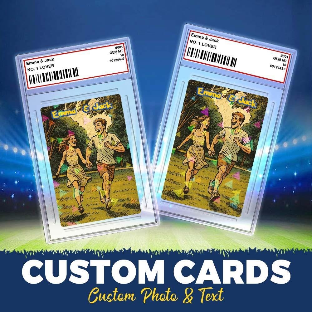 Custom Adventure Style Card Custom Card Present for family Turn Your Photo into a Unique Collectible - myfacesockseu