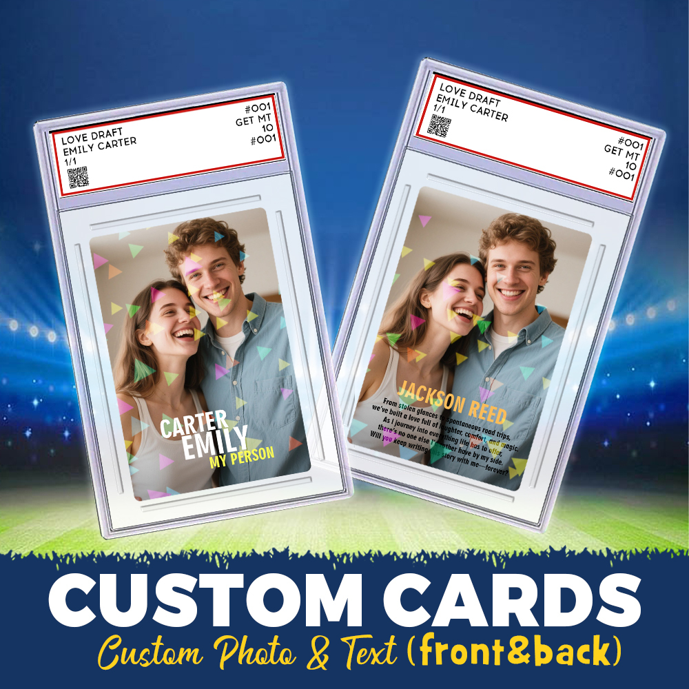 Custom Card Groomsmen Style Card Custom Text and Photo Poke Card Gift For Men Couple - myfacesockseu