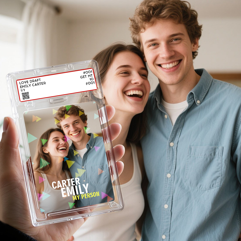 Custom Card Groomsmen Style Card Custom Text and Photo Poke Card Gift For Men Couple - myfacesockseu