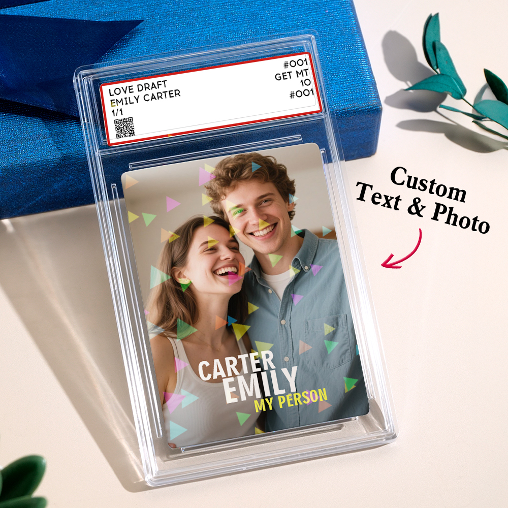 Custom Card Groomsmen Style Card Custom Text and Photo Poke Card Gift For Men Couple - myfacesockseu