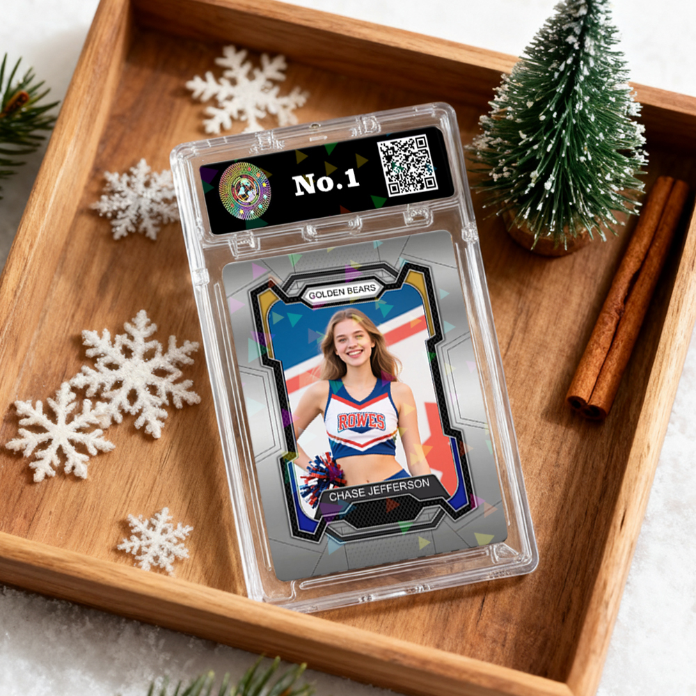 Custom Sports Card for Kids  Personalized Portrait Card with Team Name Great Athlete Gift Idea Christmas Gift - myfacesockseu