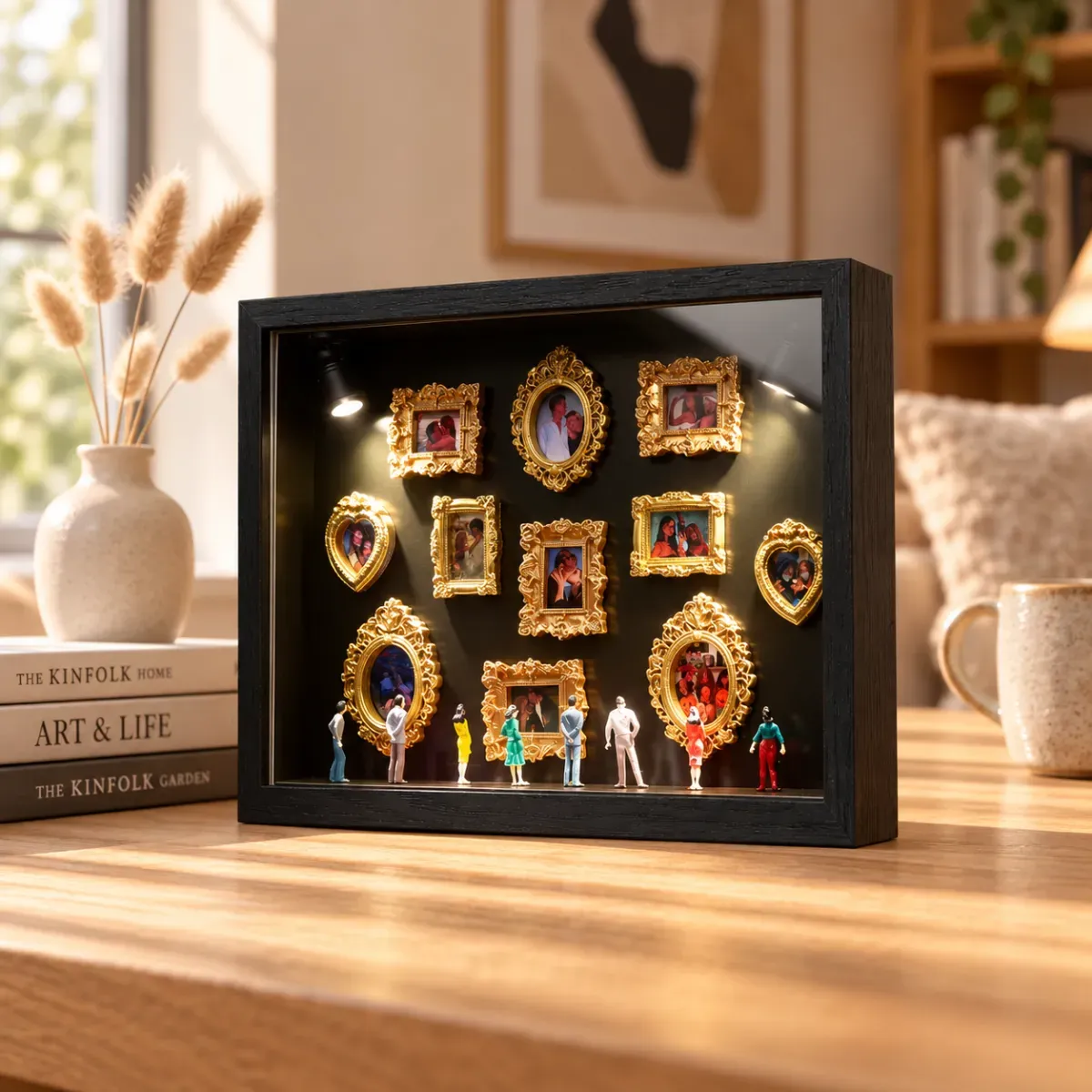 Museum of Us Frame Personalized Anniversary Gift for Couple  Custom Photo Mini Museum Frame Meaningful Gift Romantic Keepsake for Him or Her